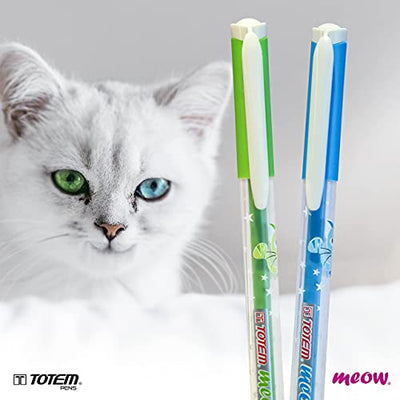 Totem Meow Ball Pen PK 60Blue,30Black&10Red