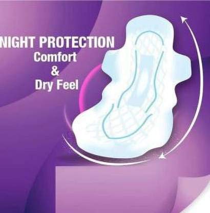 Extra Sure� Jumbo XXXL Ultra Clean Soft Thin Dry Cottony Sanitary Napkin Pad With Wing For Women Girl (40)