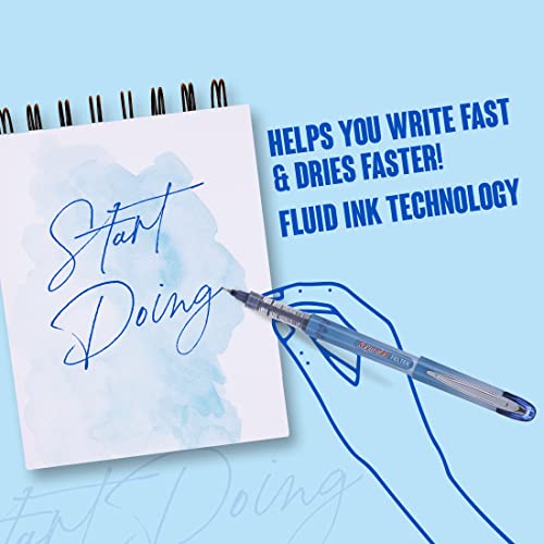 Reynolds Feltek 0.7mm Gel Pen - Blue Ink, Pack of 5
