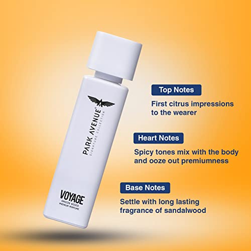 4x Park Avenue Voyage Amazon Woods Perfume, Pack of 4 - 120ml each