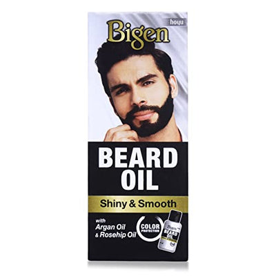 Bigen Beard Growth Oil For Men For Longer & Thicker Beard With Argan & Rose Hip Oil, Boosts Hair Growth, Shining, Smooth & Even Beard, Protects Colour, Nourishes & Keeps Hair Soft, 30ml