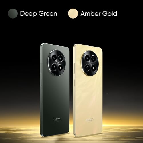 Used  realme NARZO N65 5G (Amber Gold 6GB RAM, 128GB Storage) India's 1st D6300 5G Chipset | Ultra Slim Design
