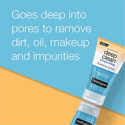 Neutrogena Deep Clean Invigorating Foaming Scrub, 4.2 Ounce