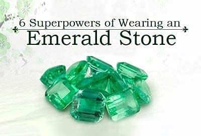 Akshita gems Natural Emerald Stone with Lab Certified Card/Zambian Quality 10.25 Carat / 9.52 Ratti Unheated Untreated Green Original Emerald/Panna Loose Precious