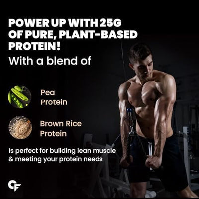 Carbamide Forte Plant Protein Powder - Plant Based Protein Powder with Multivitamin, Minerals, Superfoods, Pea Protein Powder, Digestive Enzymes | 5 Flavors Plant Protein Powder For Men - Pack Of 20