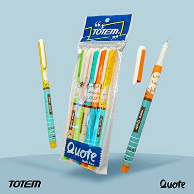 Totem Quote Ball Pen Blue Pack of 30