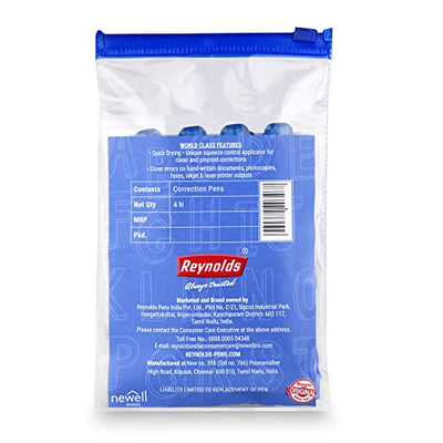 Reynolds Correction pen whitener - Pack of 4