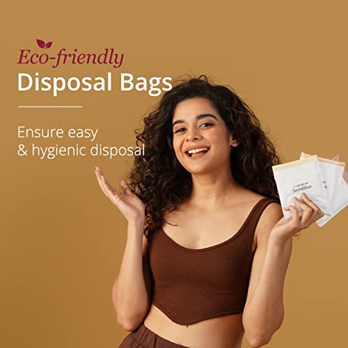 Carmesi Sensitive Sanitary Pads - 20 Pads (Xxl) - Certified 100% Rash-Free By Gynecologist - Natural Plant Top Sheet - No Fragrance, No Chlorine - With Disposal Bags, Pack of 1