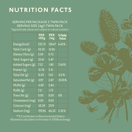 Nourish Organics Almond Buckwheat Cookies, 120gm Pack High in Protein | Vegan | Gluten-Free | No Refined Sugar | Clean Label