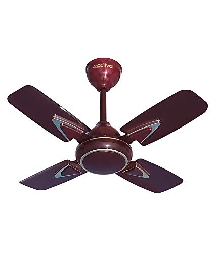ACTIVA 850 RPM HIGH Speed Galaxy-1 (600 MM) 4 Blades Anti dust coating Ceiling Fan with 2 Years Warranty (Deco Brown)