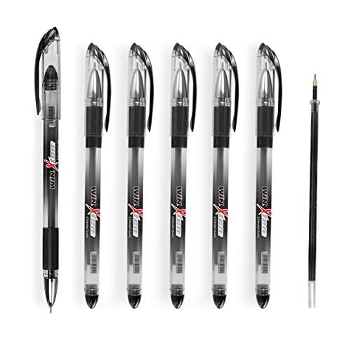 Win X-10 Ball Pen Black - 6Pcs Pouch + 1Refill Per Pack