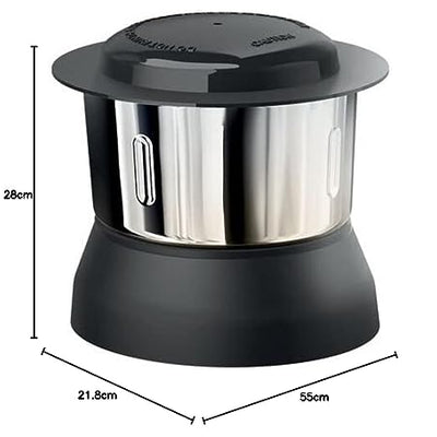 Bosch TrueMixx Joy Mixer Grinder MGM2123DIN, 500 W 2 Jars (Dark Blue) (Indian Plug)