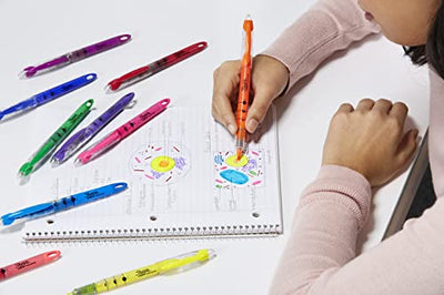 Sharpie Liquid Highlighters, Chisel Tip, Assorted, 10 Markers