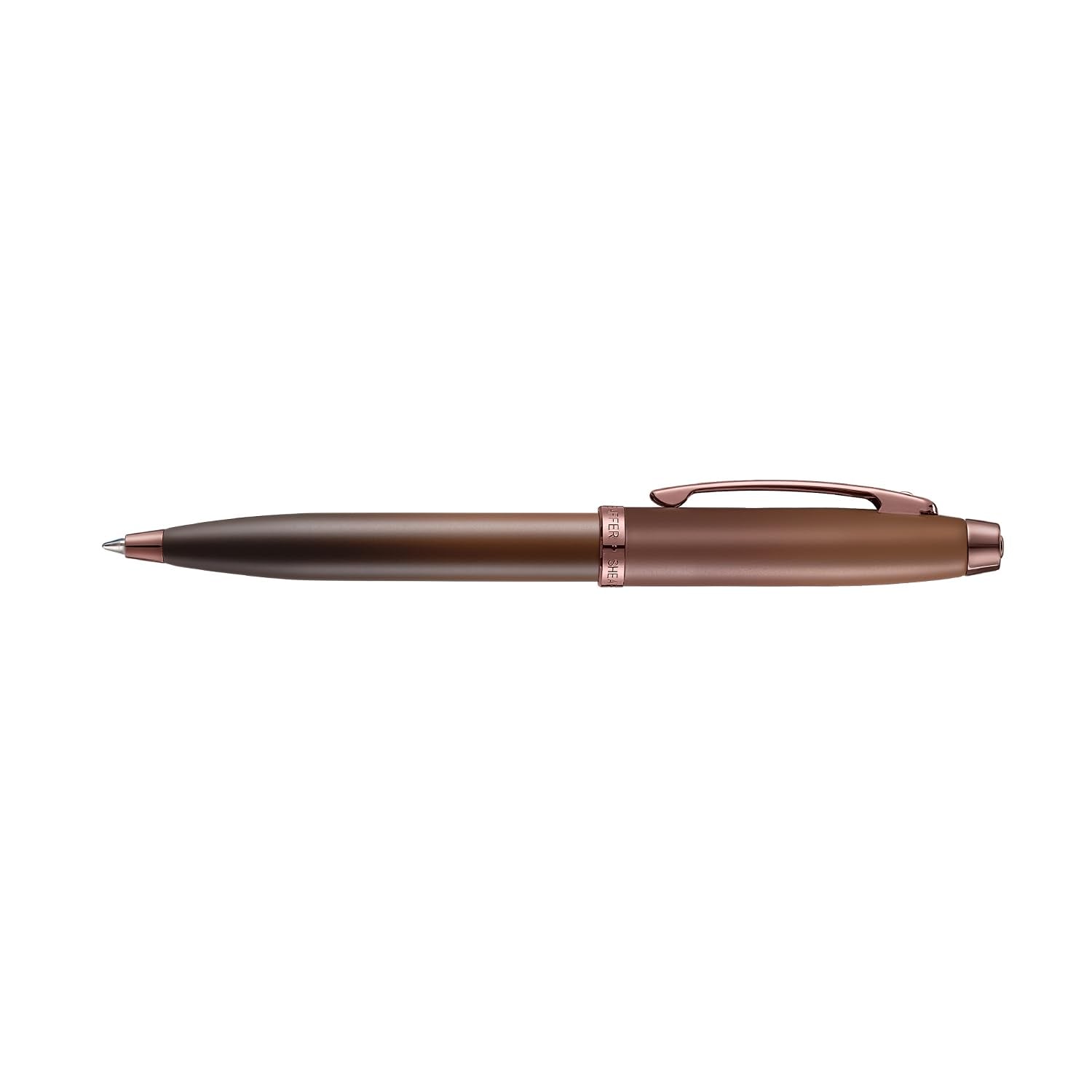 Sheaffer Gift 100 9374 Coffee Edition Matt Brown with Regal Brown PVD Trims Ballpoint Pen | Coffee Brown Ball Pen | Signature Ball pen