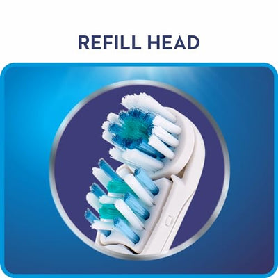 4x Oral B CrossAction Power Toothbrush Replacement Head (Soft) - Pack of 4