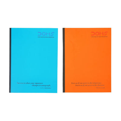 Doms Neon Series Soft Bound Notebook - Unruled