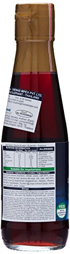 4x Blue Elephant Thai Light SOYA Sauce, 200ml each - Pack of 4