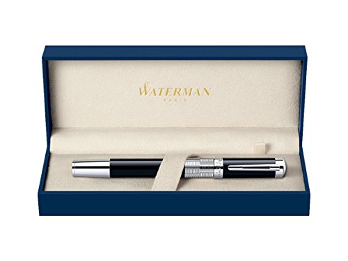 Waterman Elegance Black ST FP Pen(Medium Nib)