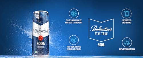 Ballantine's Soda Can, Pack of 24 Cans, 24 x 250ml