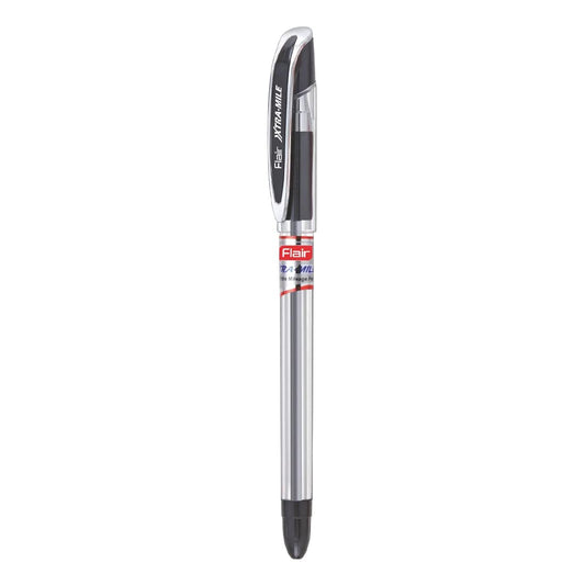 Flair Xtra Mile Ball Pen Wallet Pack 0.7mm - Black Ink