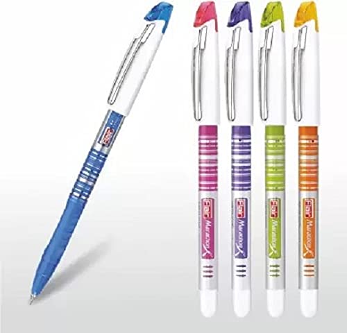 Flair 0.7 mm Marathon 10 Pcs Ball Pen - Blue Ink