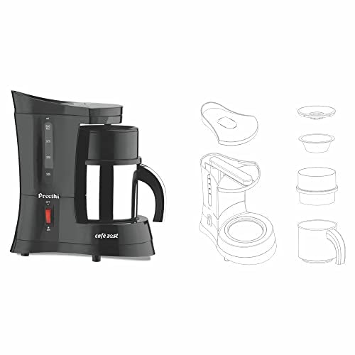 Preethi Cafe Zest CM210 Drip Coffee Maker (Black), 31 Cup