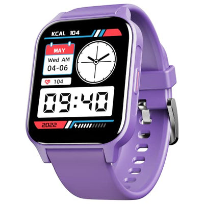 boAt Xtend Call Plus Smart Watch with 1.91" HD Display, Advanced BT Calling, Coins, ENx Tech, HR & SpO2, English & Hindi Languages, Multiple Watch Faces,100+Sports Modes(Deep Purple)
