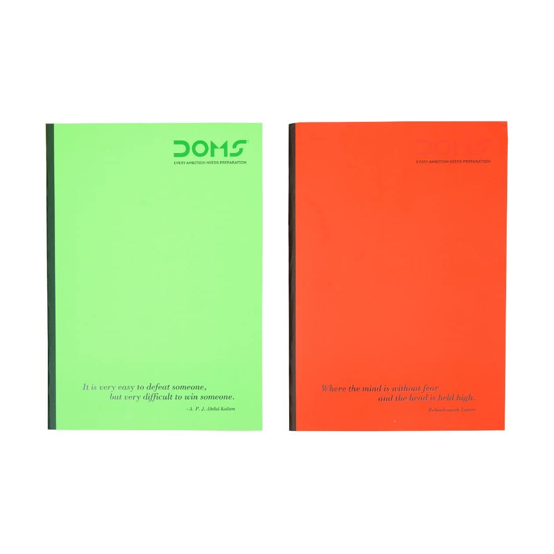 Doms Neon Series Soft Bound Notebook | Unruled, 200 Pages | 29.7 x 21 CM | The Book is Sturdy & Long Lasting | Pack Of 1 | Color & Design May Vary