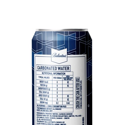 Ballantine's Soda Can, Pack of 24 Cans, 24 x 250ml