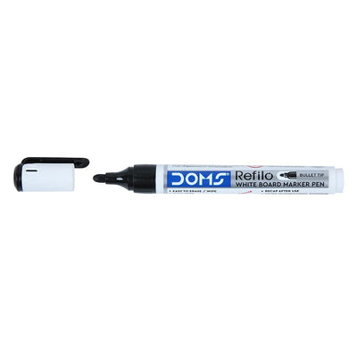 Doms Refilo Non-Toxic Hi-Tech Refillable White Board Marker Pen