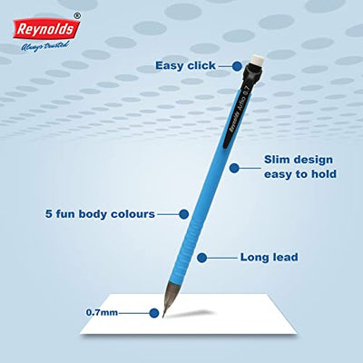 Reynolds Artio 0.7mm Ball Pen - Blue Ink, Pack of 30