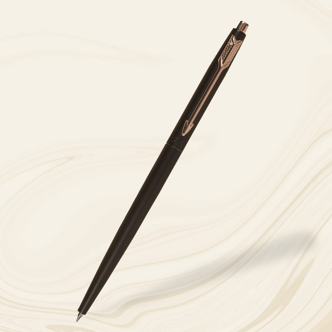 Parker Insignia Matte Black Gold Trim Ball Pen