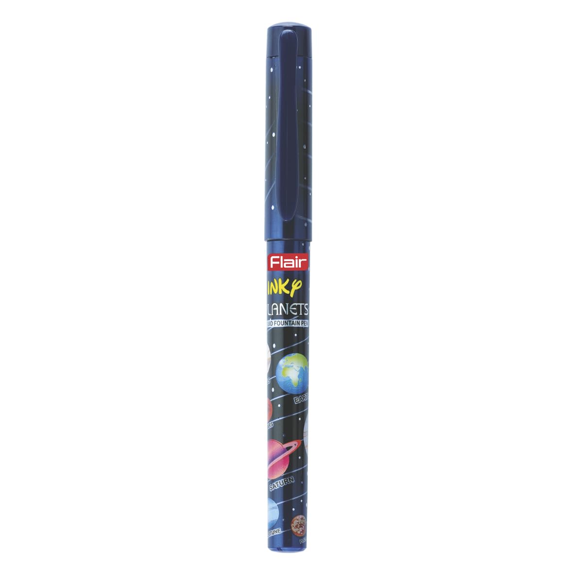 Flair Inky Series Planets Liquid Ink Fountain Pen Blister Pack - Blue Ink