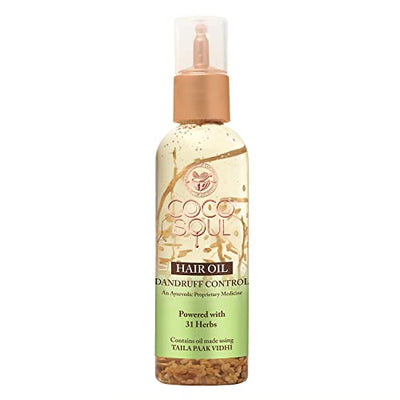 Coco Soul Dandruff Control Hair Oil with Virgin Coconut | Amla | Shatavari & Karanja Oil - Makers of Parachute Advansed | 95ml