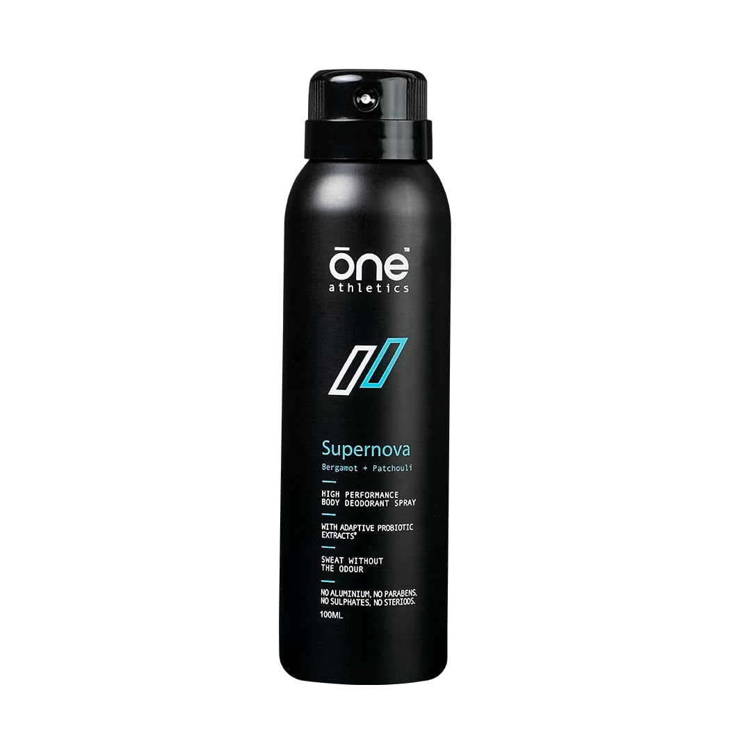 4x Supernova Probiotic Body Deodorant Spray Designed For Both Underarms And Body / 100ml each - Pack of 4