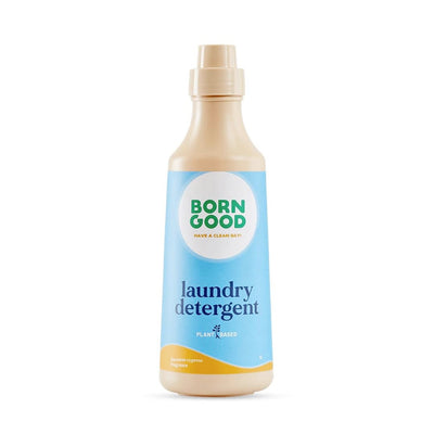 Born Good Plant Based Japanese Cypress Fragrance Laundry Detergent, Biodegradable, Non-Toxic And Eco-Friendly - 1 Ltr (Pack of 1)