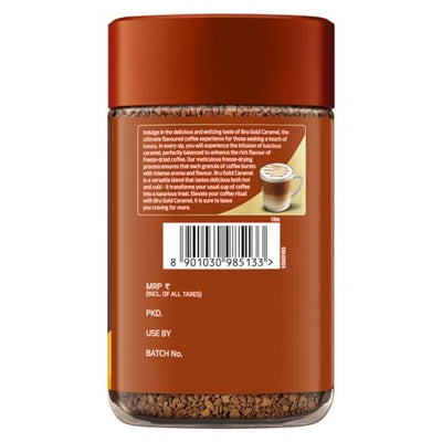 Bru Gold Vanilla 100gram | Premium Freeze Dried Coffee | Aromatic Flavoured Instant Coffee | Makes 80 cups |Powder|Jar