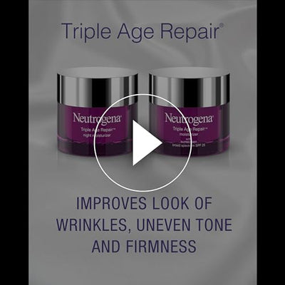 Neutrogena Triple Age Repair Anti Wrinkle Daily Facial Moisturizer With Vitamin C And Spf 25, 48 g
