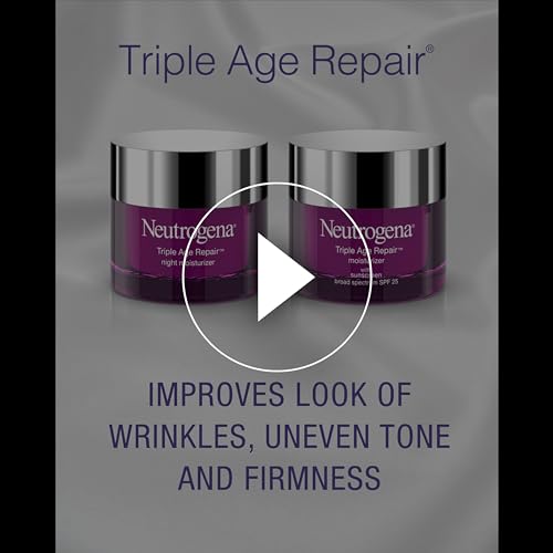 Neutrogena Triple Age Repair Anti Wrinkle Daily Facial Moisturizer With Vitamin C And Spf 25, 48 g