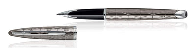 Waterman Carene Essential Silver Trim Fountain Pen, Medium Nib