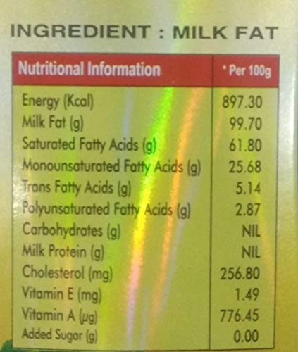 Brij Gwala Desi Cow Ghee |Made Traditionally from Curd Cow Ghee for Better Digestion and Immunity | 1Ltr TetraPack
