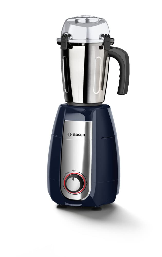 Bosch TrueMixx Style Mixer Grinder MGM6642DIN 750 W (Dark Blue) (Indian Plug)
