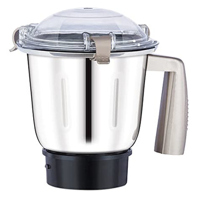 Bajaj Herculo Mixer Grinder 1000W| 100% Copper Motor Mixie For Kitchen|3 Stainless Steel Jars|Portable & Lightweight Mixer|Hands-Free Operation| Multifunctional Blades|2-Yr Warranty By Bajaj|Brown