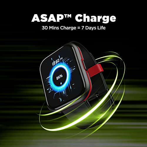 boAt Smart Watch Xtend Sport with 700+ Active Modes,Sporty Design,30 Mins ASAP™ Charge,Live Cricket Scores,1.69" HD Display,Crest Health Ecosystem & 7 Days Battery Life(Classic Black)