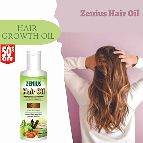Zenius Hair Oil for Hair Fall and Regrowth Pack Of (1)