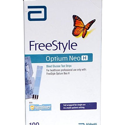 Abbott Freestyle Optium Neo H Blood Glucose 100 Test Strips