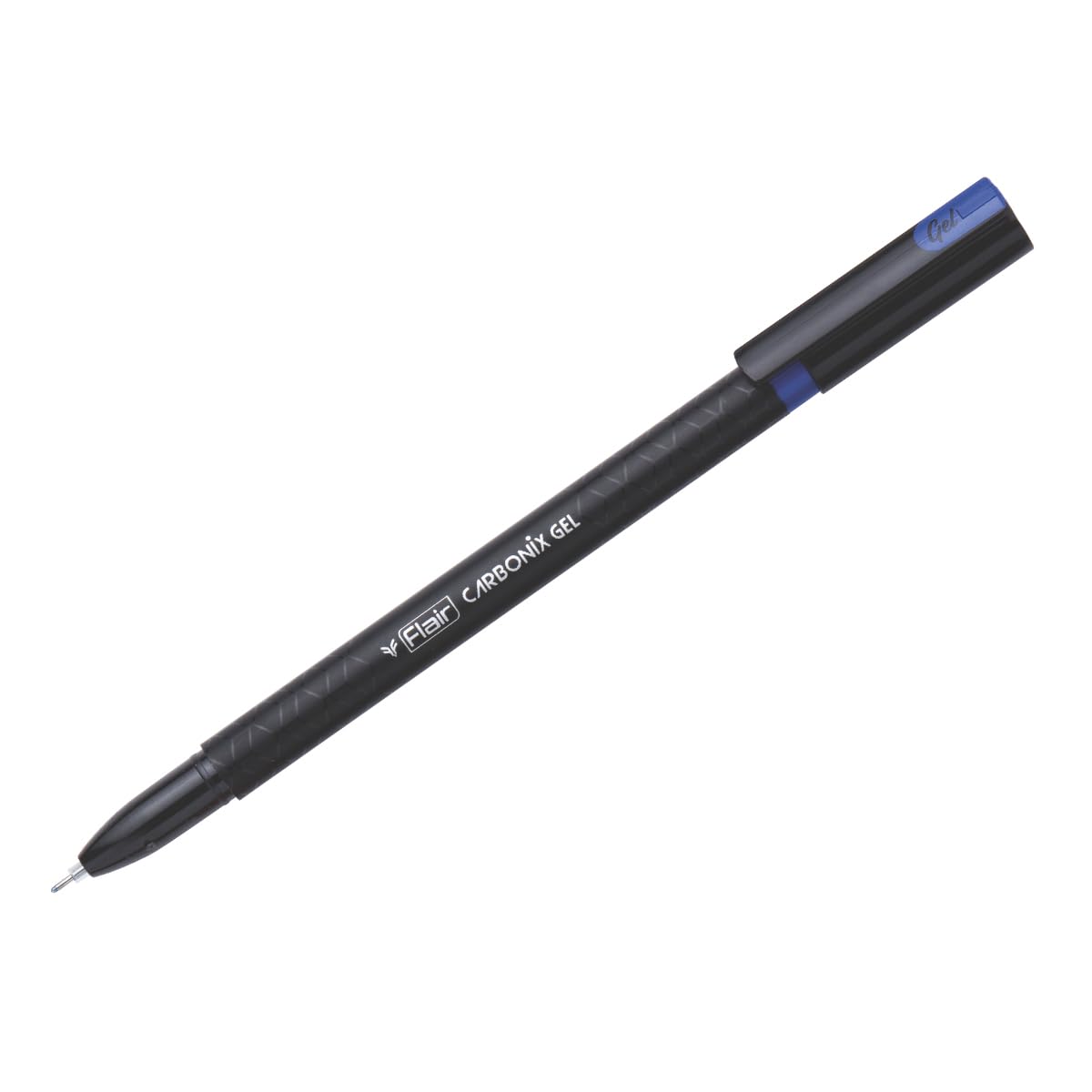 Flair Carbonix 0.5 mm Gel Pen 10 Pcs - Blue Ink