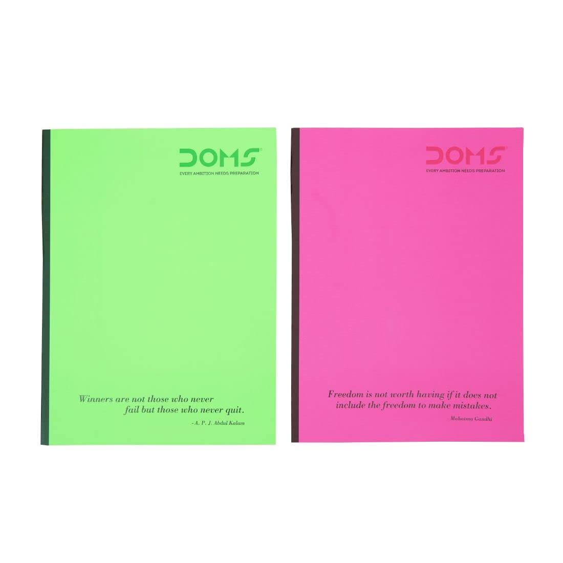 Doms Neon Series Soft Bound Notebook - Unruled