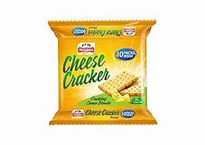 Priyagold Cheese Cracker Crackling Cheese Biscuits, 500g
