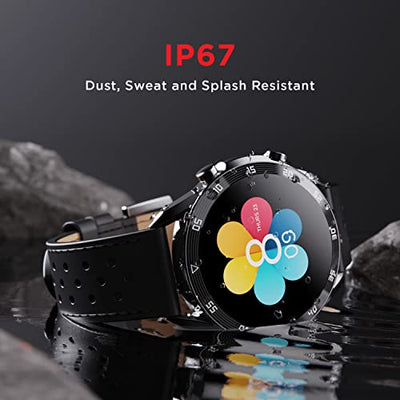 boAt Primia Smart Watch with Bluetooth Calling, AMOLED Display, AI Voice Assistant, HR, SpO2, Stress & Sleep Monitoring,Activity Tracker & Multiple Sports Modes(Active Black)